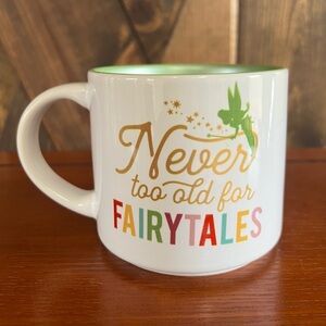 Disney Peter Pan Tinker Bell “Never too old for fairytails” Mug